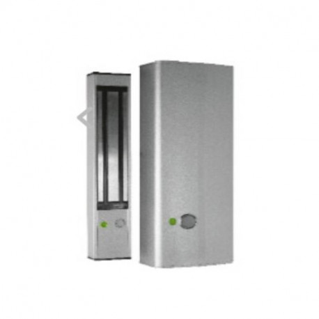 Bandeau électromagnétique à rupture de courant Izyx - En applique - 300kg - 12 à 24 V DC - Gris