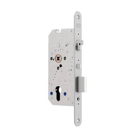 Serrure électromécanique monopoint Métalux - A rupture - Sens droit - 12/24 V DC - Gris