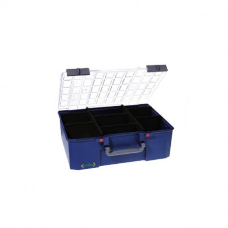 Mallette transport CL150 Agi Robur - 8 séparateurs - Charge 20kg - Noir