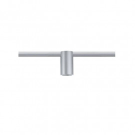 Spot individuel sur rail URail Ceiling Socket Paulmann - E27 - 20W max - Dimmable - Chromé mat - Sans ampoule