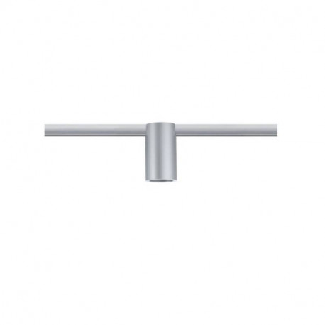 Spot individuel sur rail URail Ceiling Socket Paulmann - E27 - 20W max - Dimmable - Chromé mat - Sans ampoule