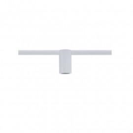 Spot individuel sur rail URail Ceiling Socket Paulmann - E27 - 20W max - Dimmable - Blanc - Sans ampoule