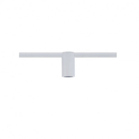 Spot individuel sur rail URail Ceiling Socket Paulmann - E27 - 20W max - Dimmable - Blanc - Sans ampoule