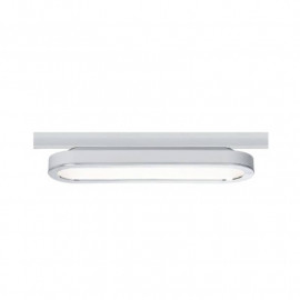 Panneau LED URail Loop Paulmann - 7W - 2700K - Non dimmable - Blanc/ Chrome
