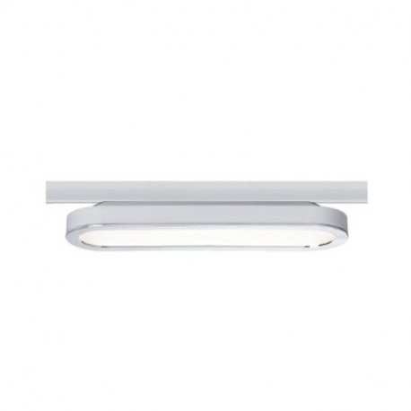 Panneau LED URail Loop Paulmann - 7W - 2700K - Non dimmable - Blanc/ Chrome