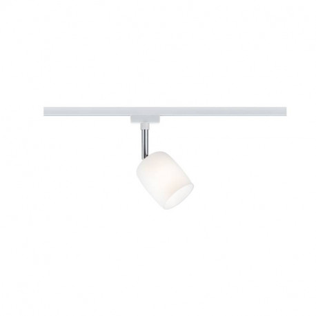 Spot orientable sur rail Blossom URail Paulmann - G9 - 10W max - Dimmable - Blanc satin - Sans ampoule