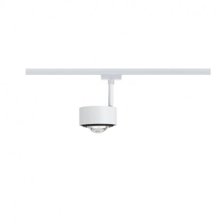 Spot LED sur rail URail Aldan Paulmann - 9W - 2700K - Dimmable - Blanc/ noir