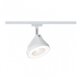 Spot sur rail Arena URail Paulmann -14W - 2700K - Dimmable - Avec ampoule - Blanc chromé