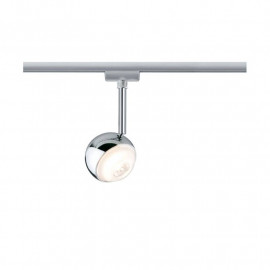 Spot sur rail Capsule II URail Paulmann - 2700K - 6W - Dimmable - Chromé mat/ chromé