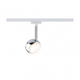 Spot sur rail Capsule II URail Paulmann - 2700K - 6W - Dimmable - Blanc / chromé