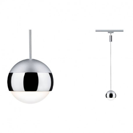 Suspension URail Capsule II Paulmann - 6W - 2700K - Dimmable - Chromé mat/ chromé