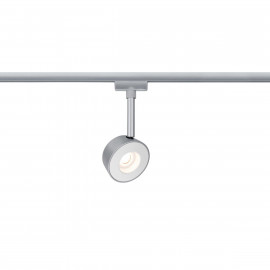 Spot LED Pellet URail Paulmann - 6.7W - 2700K - Dimmable - Chrome mat/ blanc