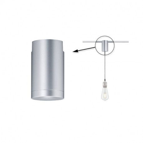 Adaptateur universel pour suspension URail Paulmann - 230V - Chrome