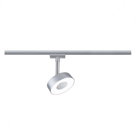 Spot LED sur rail Circle URail Paulmann - 5W - 4000K - Dimmable - Chromé mat