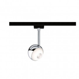 Spot sur rail Capsule II URail Paulmann - 2700K - 6W - Dimmable - Noir / chromé