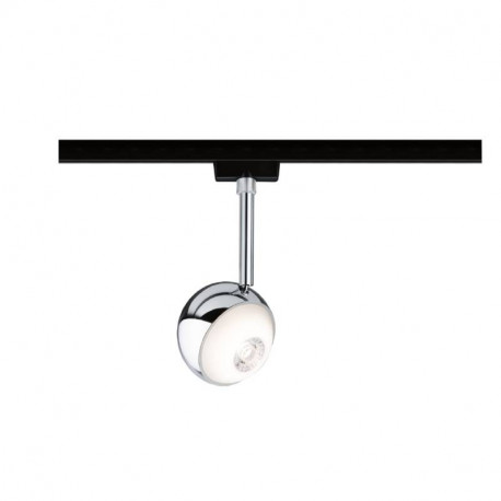 Spot sur rail Capsule II URail Paulmann - 2700K - 6W - Dimmable - Noir / chromé