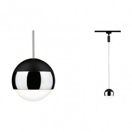 Suspension URail Capsule II Paulmann - 6W - 2700K - Dimmable - Noir/ chromé