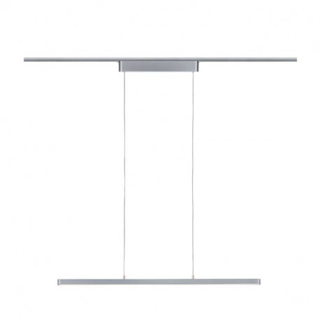 Suspension URail Lento Paulmann - 42W max - 2700K - Dimmable - Chromé mat