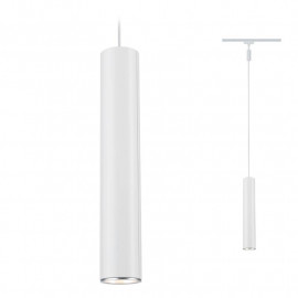 Suspension URail Catalejo Paulmann - 10W max - GU10 - Dimmable - Blanc chrome