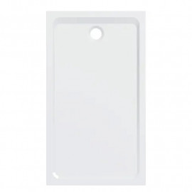 Receveur de douche Melua Geberit - Blanc mat - Antigliss - A poser ou à encastré -120x90 - Extra plat - Marbrex