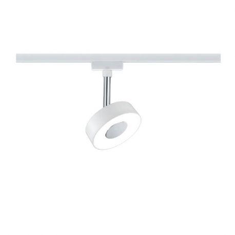 Spot LED sur rail URail Circle Paulmann - 5W - 2700K - Non dimmable - Blanc