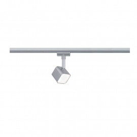 Spot LED sur rail URail Muri Paulmann - 4W - 3000K - Non dimmable - Chrome dépoli