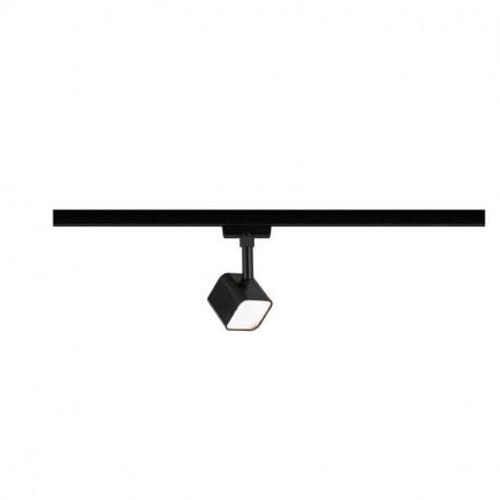 Spot LED sur rail URail Muri Paulmann - 4W - 3000K - Non dimmable - Noir mat