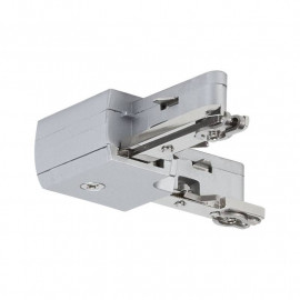 Connecteur en L fixe URail Paulmann - 1000W max - Chrome mat