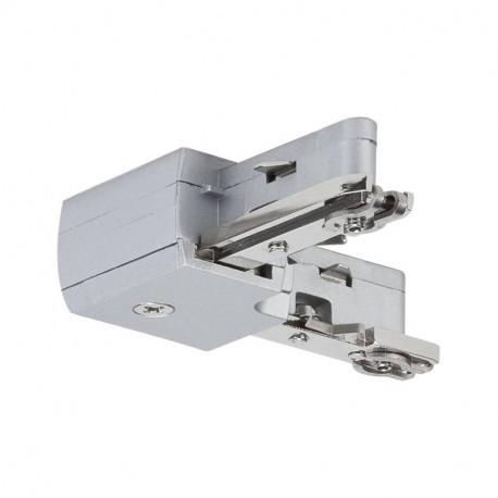 Connecteur en L fixe URail Paulmann - 1000W max - Chrome mat