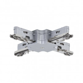 Connecteur en X Light&Easy URail Paulmann - 1000W max - Chrome mat