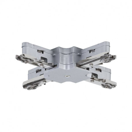Connecteur en X Light&Easy URail Paulmann - 1000W max - Chrome mat