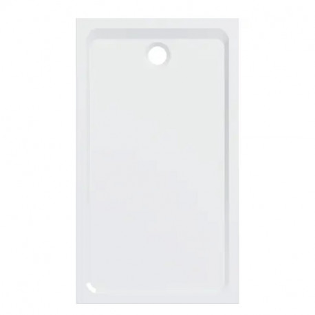 Receveur de douche Melua Geberit - Blanc mat - Antigliss - A poser ou à encastré -140x90 - Extra plat - Marbrex