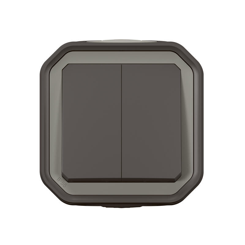 LEGRAND Interrupteur Ou Va-et-vient étanche Plexo - 10A - Anthracite