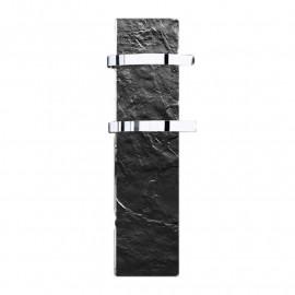 Sèche Serviette Slim 2.0 Valderoma - Vertical - 500W - Natura noir