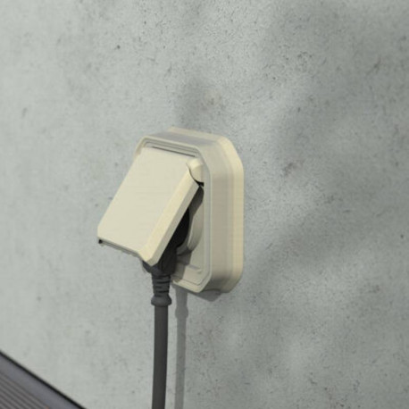 Prise 2P+T 16A 250V noir mat Art d'Arnould 67831