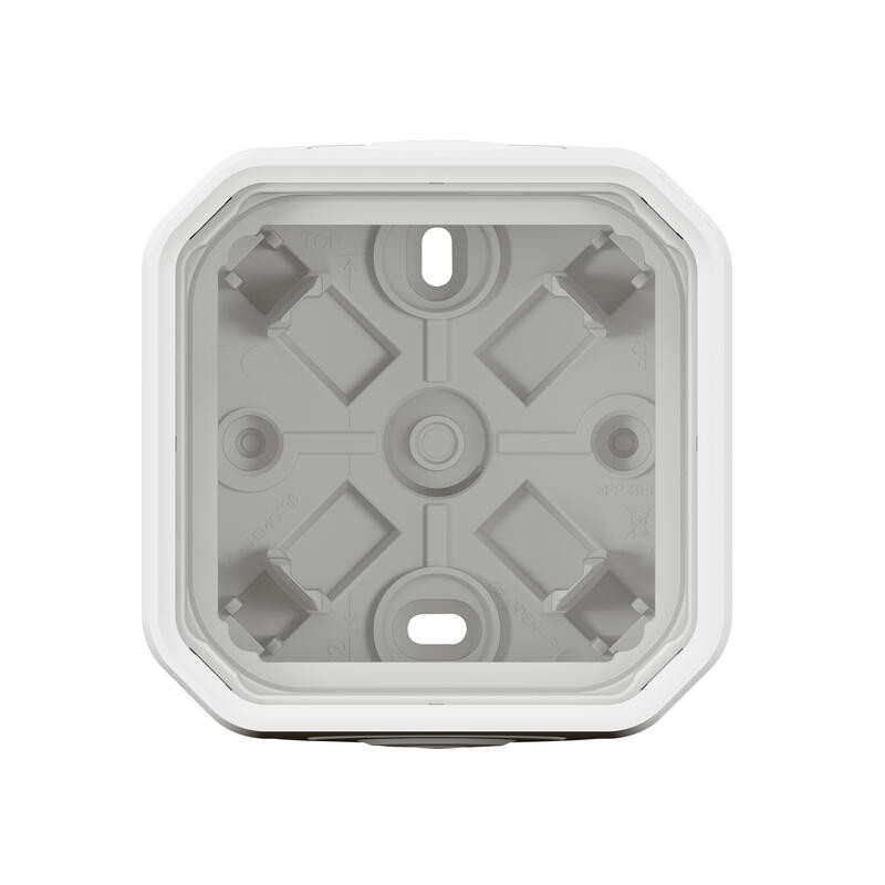 Legrand 069681L Support plaque encastré 1 poste Plexo gris