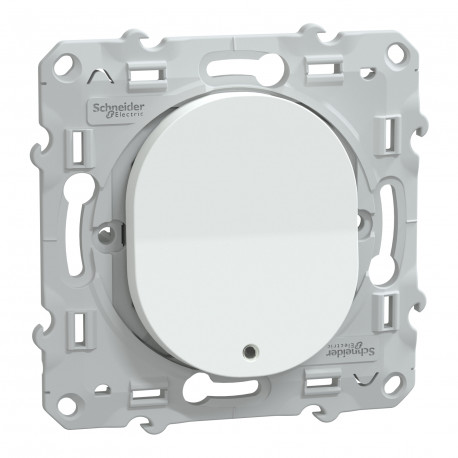 Va et vient lumineux ou témoin Ovalis Schneider Electric - 10 AX - 250V - Blanc