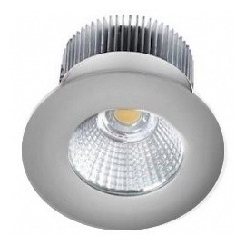 Spot LED encastré 6W 230V rond fixe aluminium