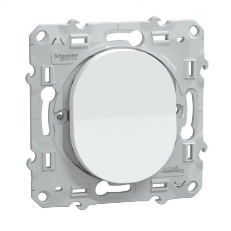 Va et vient Ovalis Schneider Electric - 10 AX - 250V - Blanc