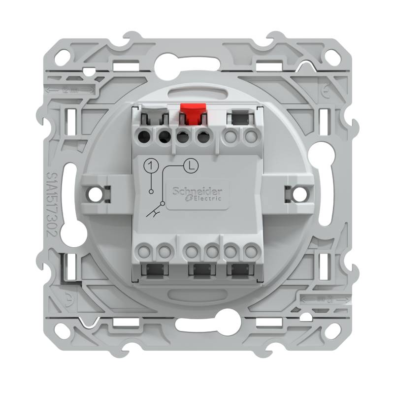 Variateur va et vient (9 - 100W) Ovalis - Blanc - Schneider