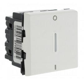 Interrupteur bipolaire Mosaic 2 modules à voyant à LED - 20 AX