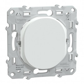 Obturateur Ovalis Schneider Electric - Encastré - Blanc