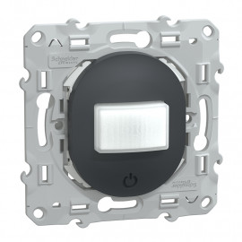 Détecteur de présence et de mouvement Ovalis Schneider Electric - toutes charges - Anthracite