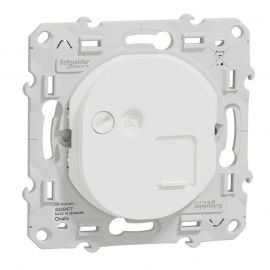 Prise RJ45 informatique Ovalis Schneider Electric - Murale - Cat6a - Blanc