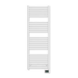 Sèche-serviettes électrique Nao étroit statique Intuis - Fluide caloporteur - 500W - L40cm - Blanc