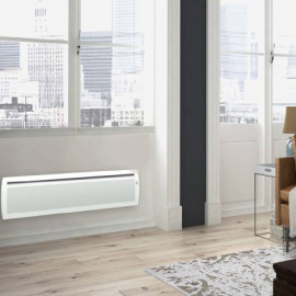 Panneau rayonnant Quartéa intelligent Intuis - Plinthe - 500W - Blanc