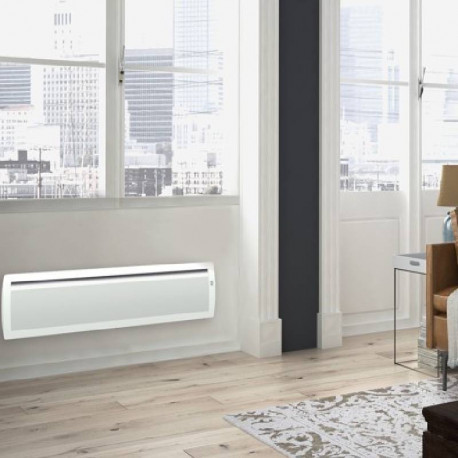 Panneau rayonnant Quartéa intelligent Intuis - Plinthe - 750W - Blanc