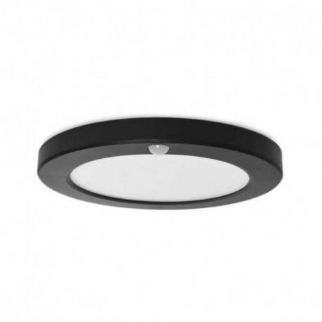 Collerette pour downlight Miidex - Ø230 mm - Noir