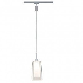Suspension LED Urail Pendulum Arido II Paulmann GU10 2 700K Chrome mat, Clair, Satiné