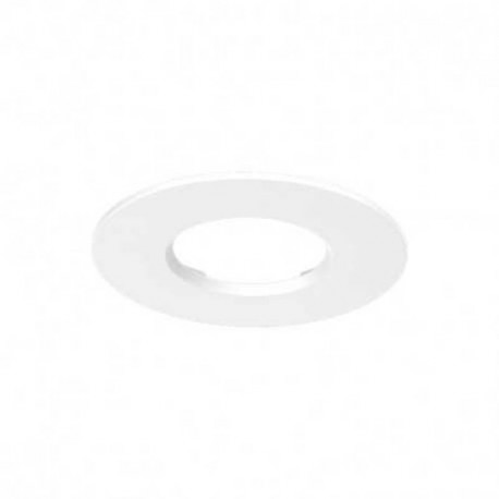 Collerette ronde fixe pour spot Éclat II Miidex - Ø82 mm - Blanc